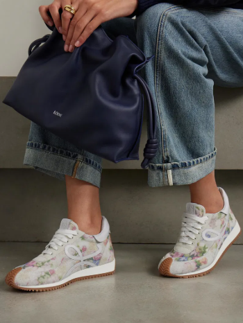Loewe Flow Runner — Floral Suede (EU 38)