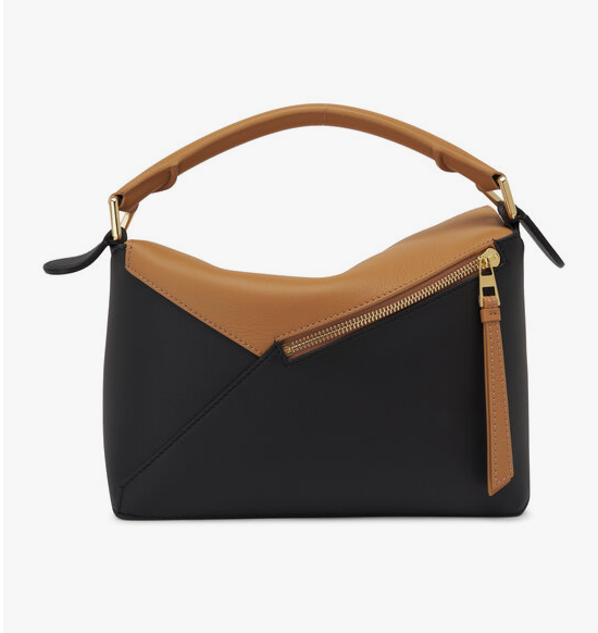 Loewe Puzzle Bag Small — Desert / Black